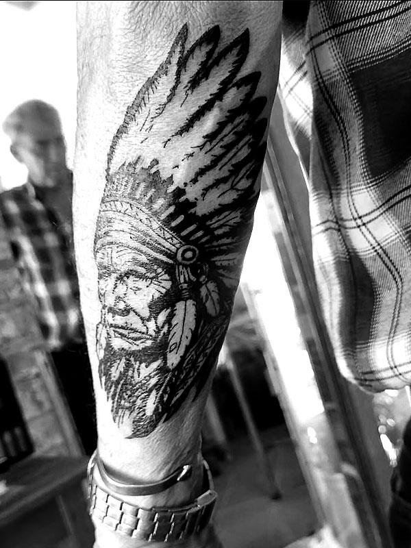 tattoo-NativeAmericanChief-bw
